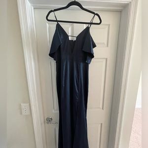 Dark Blue NBD Gown